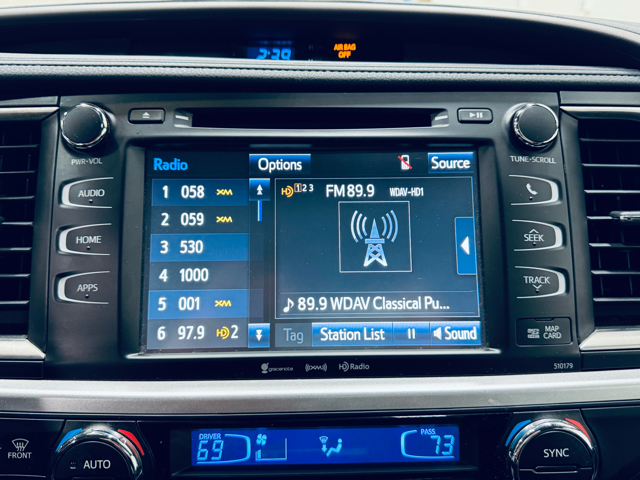 Toyota Highlander XLE V6 AWD (Natl) 2017