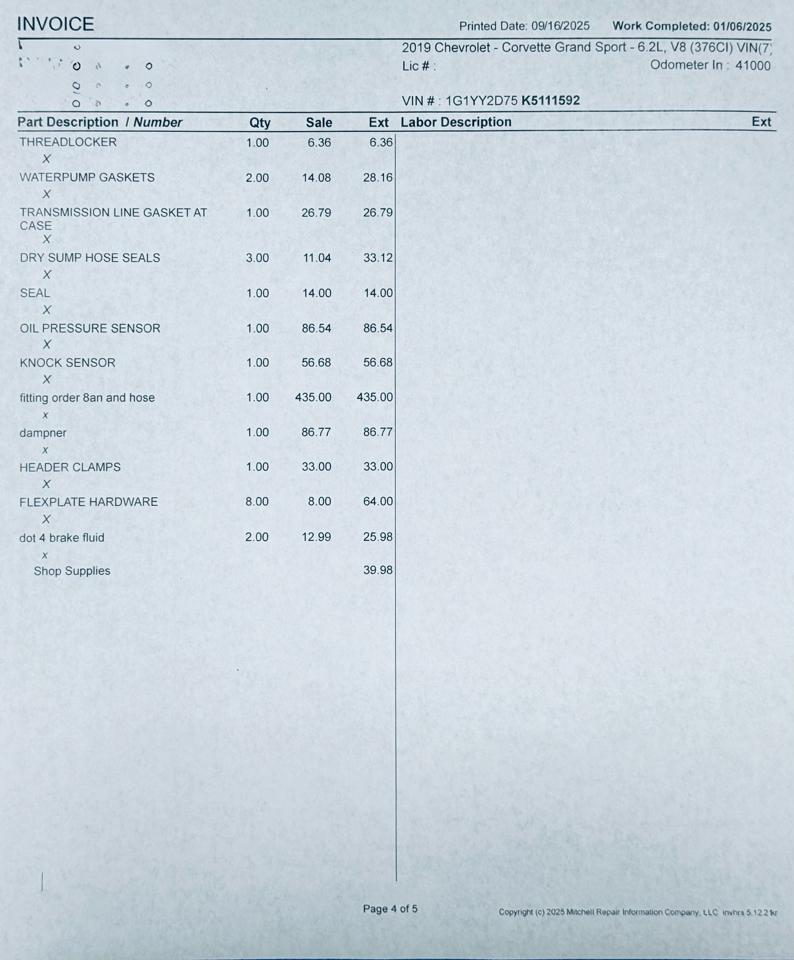 Chevrolet Corvette 2dr Grand Sport Cpe w/2LT 2019