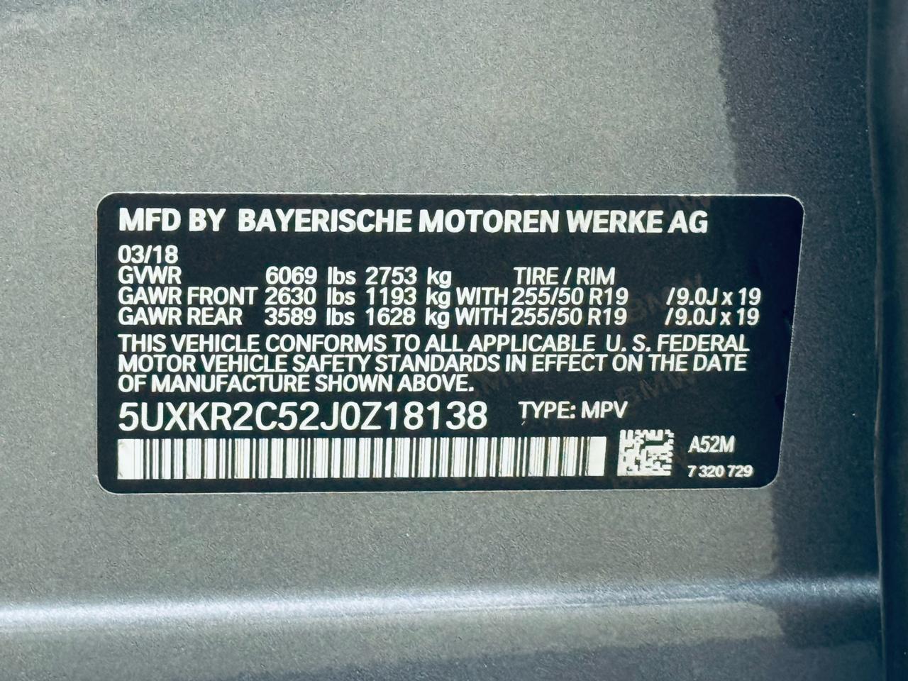 BMW X5 sDrive35i Sports Activity Vehicle 2018