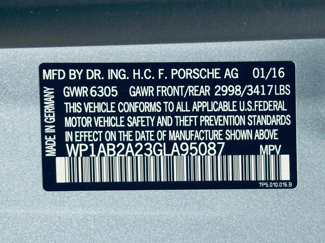 Porsche Cayenne AWD 4dr S 2016