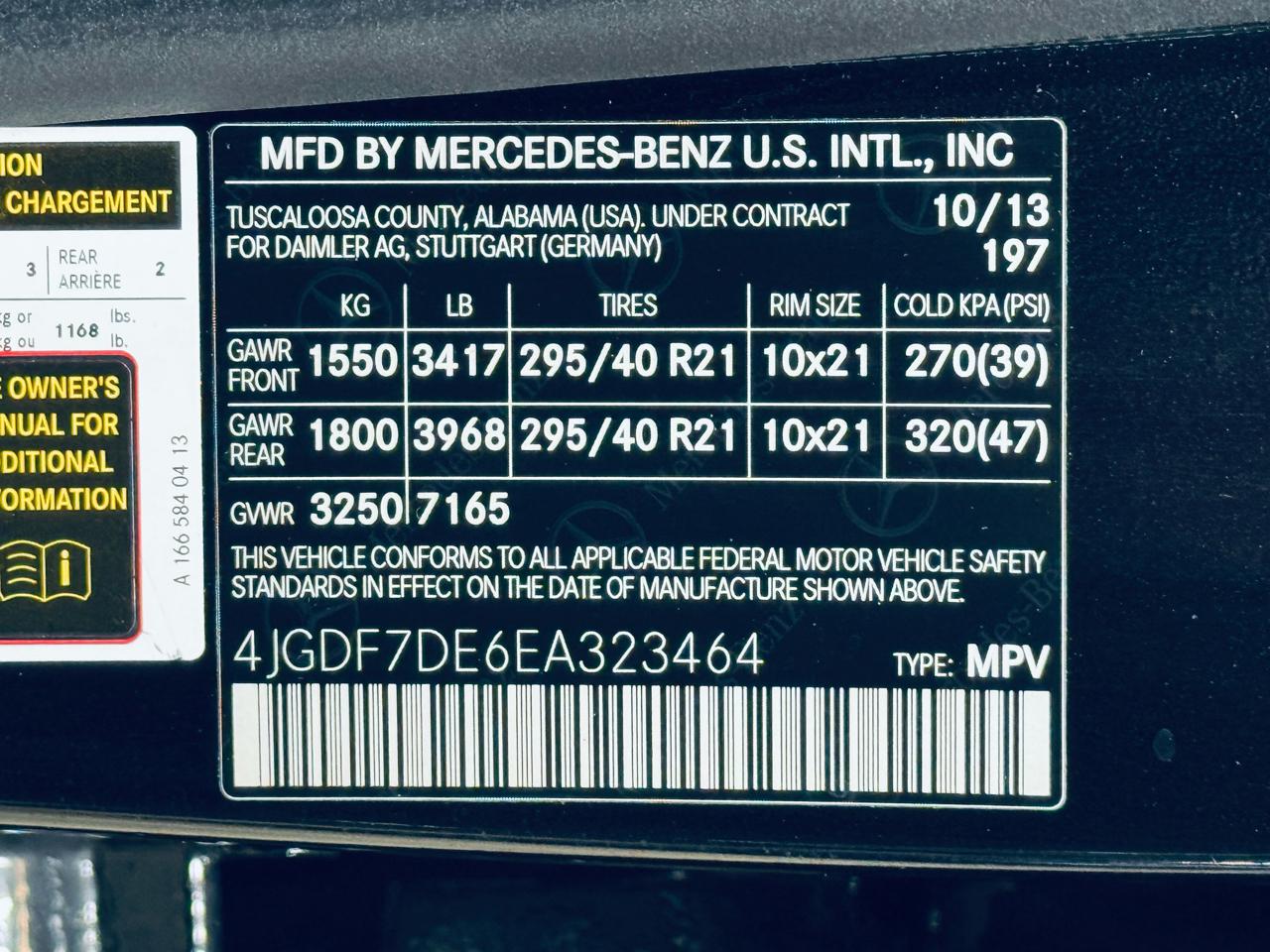 Mercedes-Benz GL-Class 4MATIC 4dr GL 550 2014