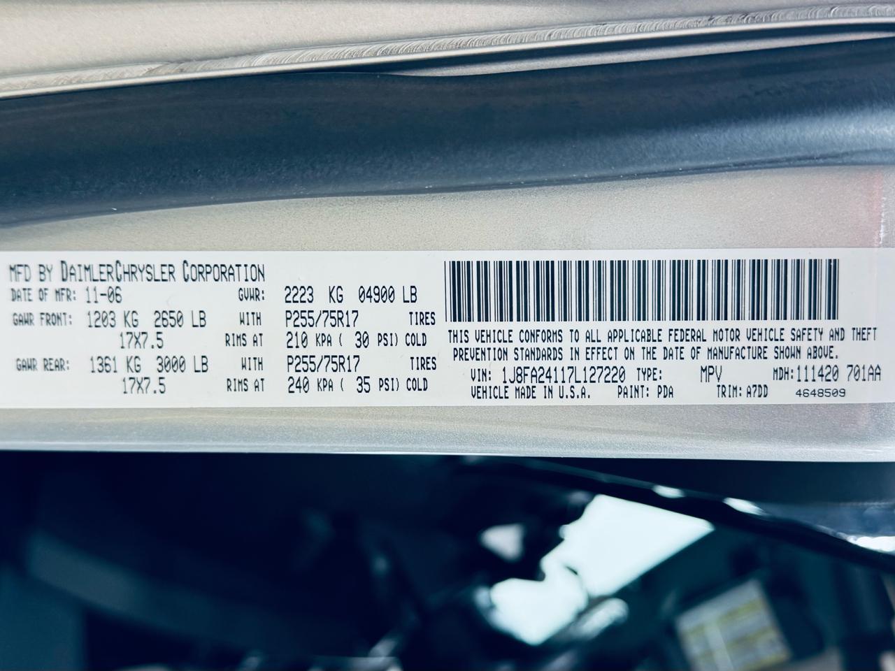 Jeep Wrangler 4WD 2dr X 2007