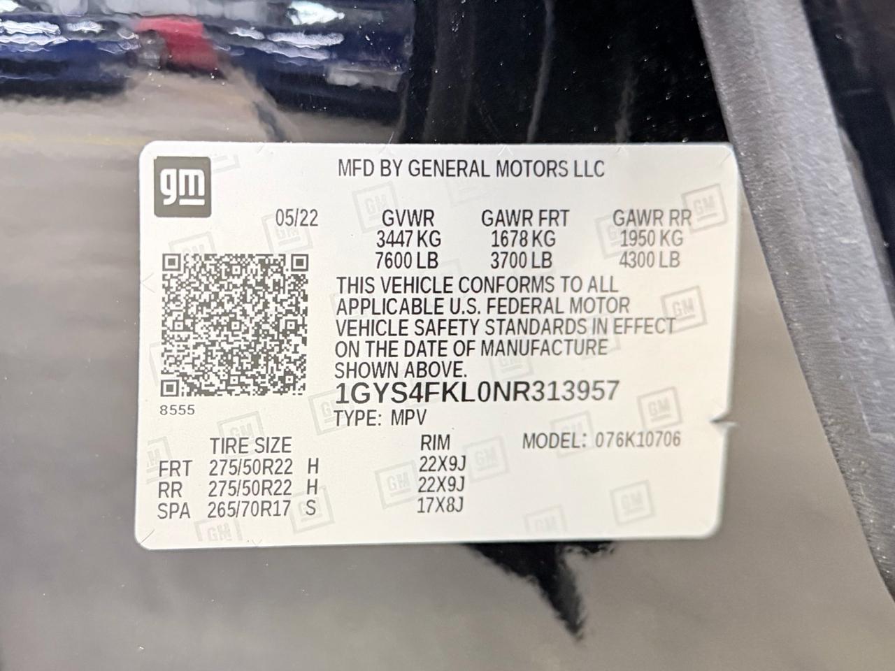 Cadillac Escalade 4WD 4dr Sport 2022
