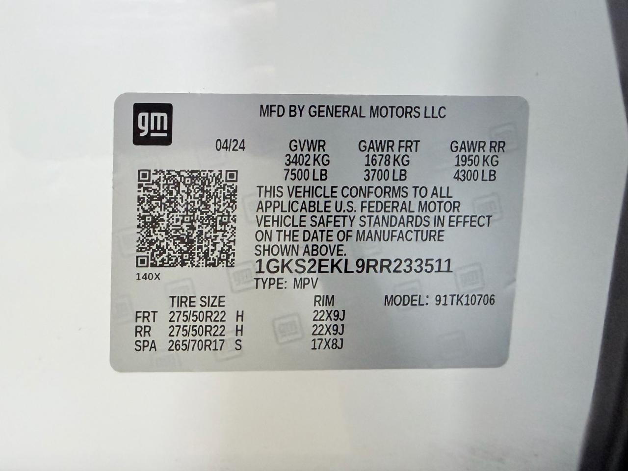 GMC Yukon 4WD 4dr Denali Ultimate 2024