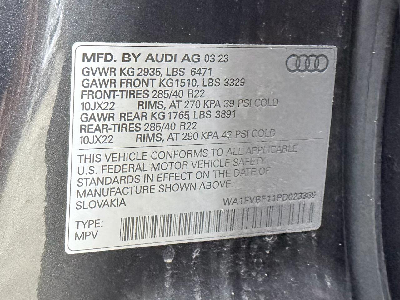 Audi Q8 Prestige 55 TFSI quattro 2023
