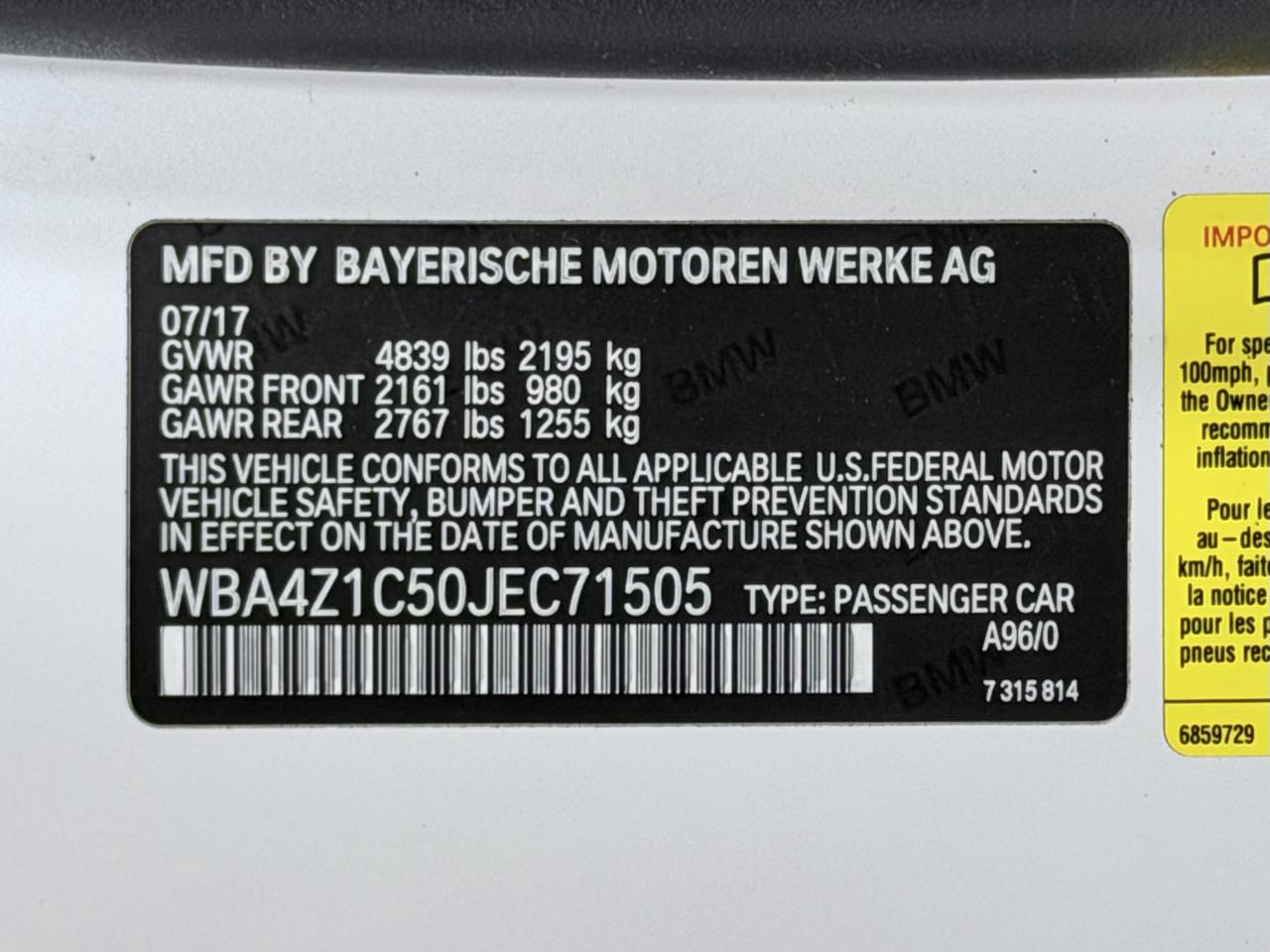 BMW 4 Series 430i Convertible 2018