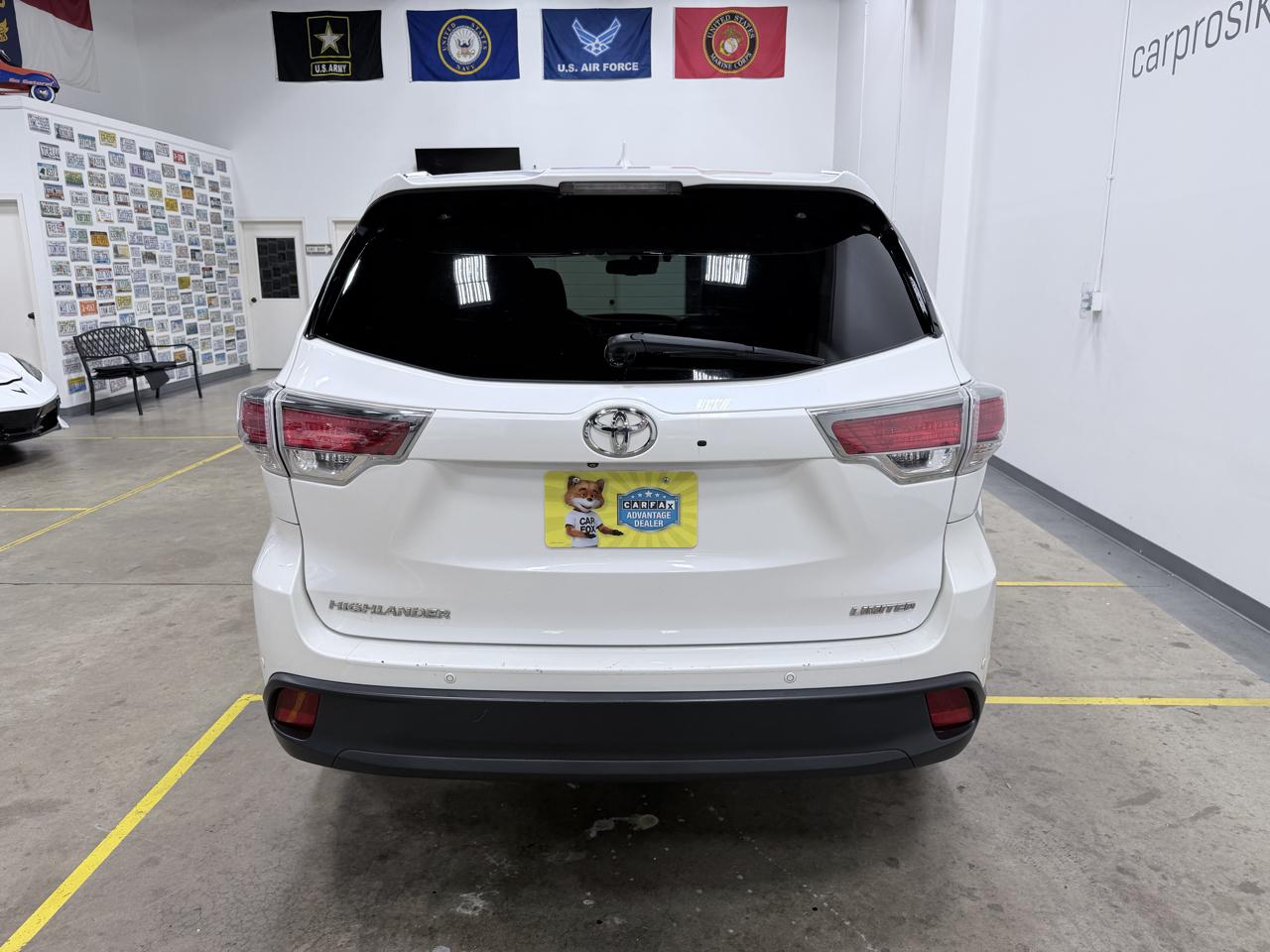 Toyota Highlander FWD 4dr V6 Limited (Natl) 2016