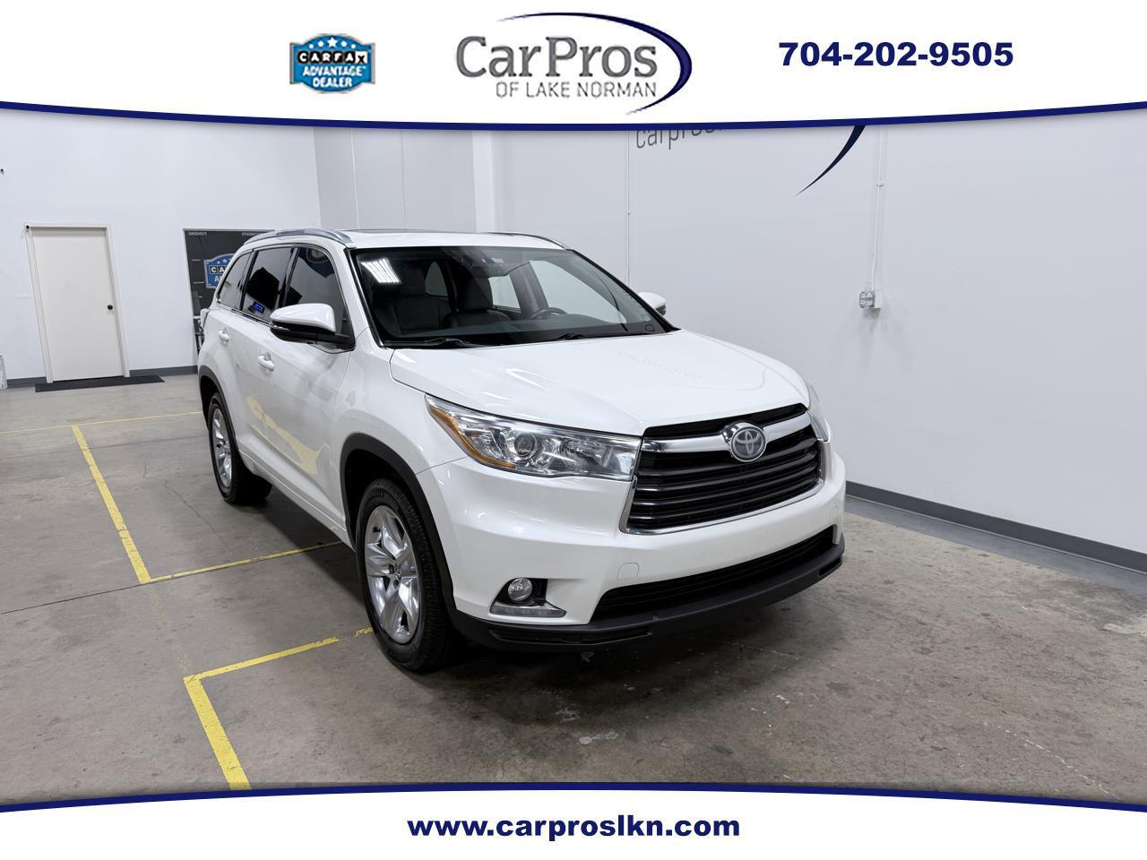 Toyota Highlander FWD 4dr V6 Limited (Natl) 2016