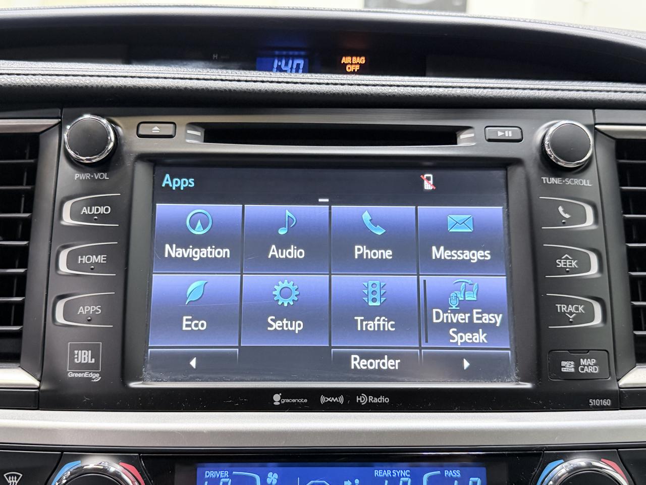 Toyota Highlander FWD 4dr V6 Limited (Natl) 2016