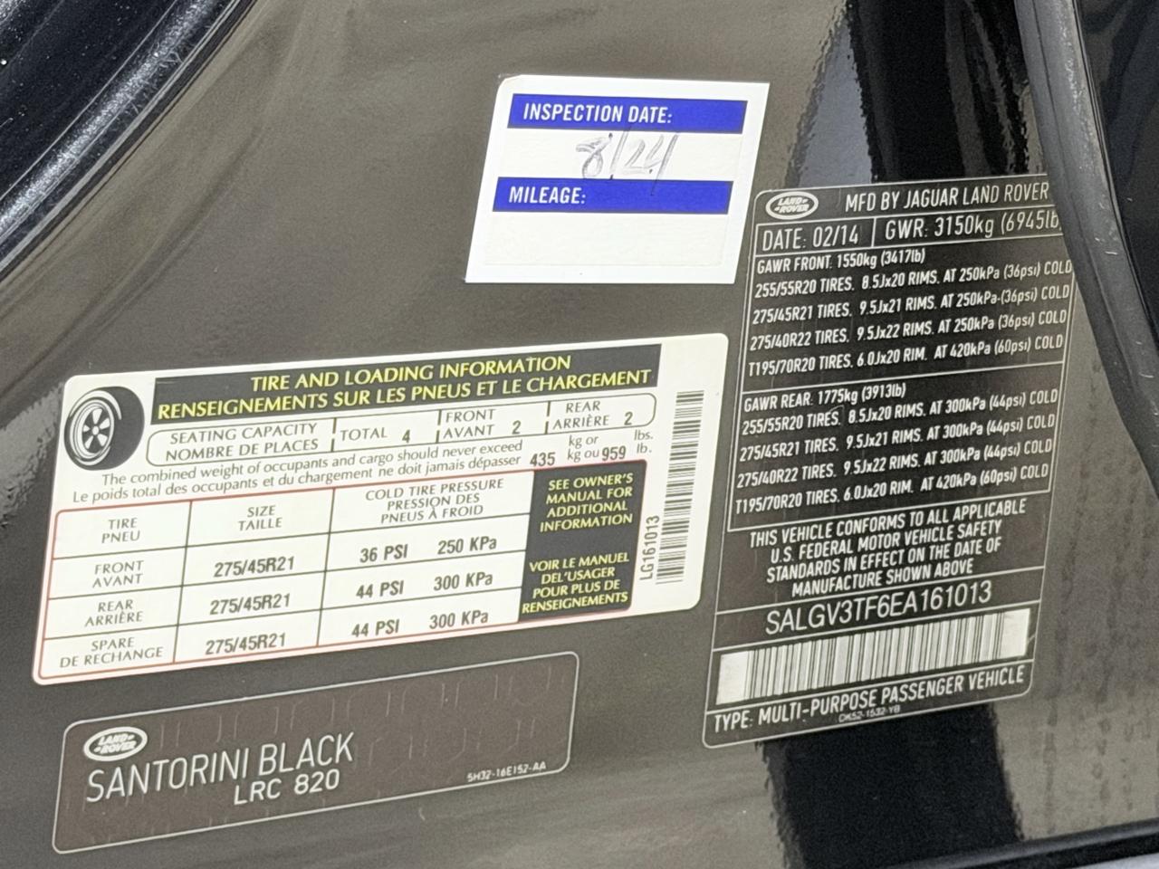 Land Rover Range Rover 4WD 4dr Supercharged Autobiography LWB 2014