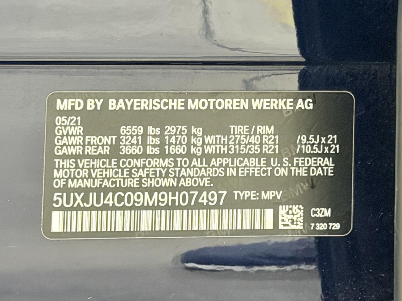 BMW X5 M50i Sports Activity Vehicle 2021