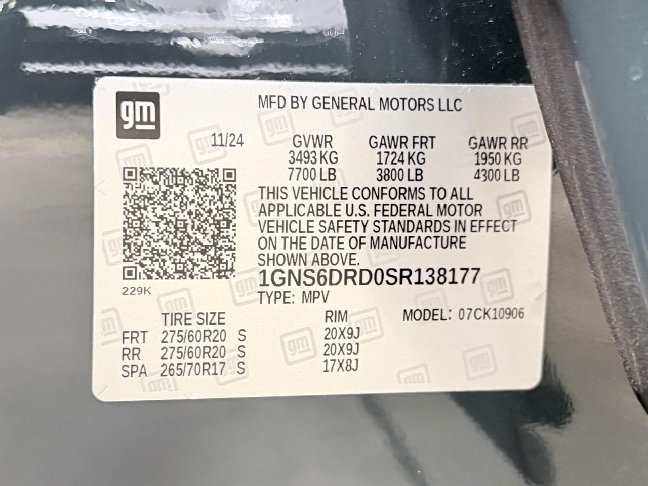 Chevrolet Suburban 4WD 4dr Z71 2025