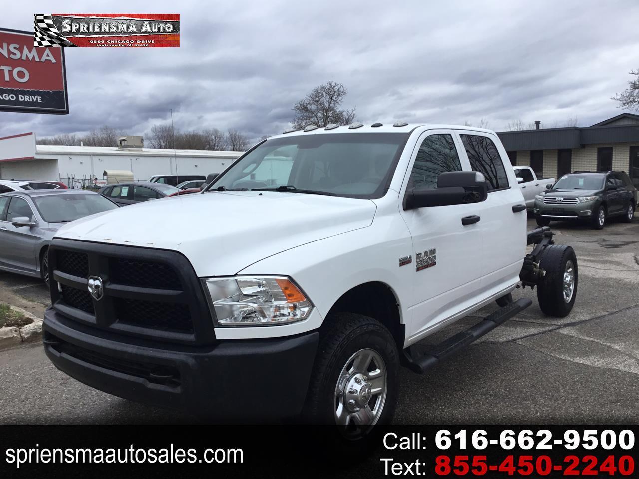 2018 RAM 3500 Tradesman 4WD Crew Cab 60" CA 172.4" WB 10K GVWR