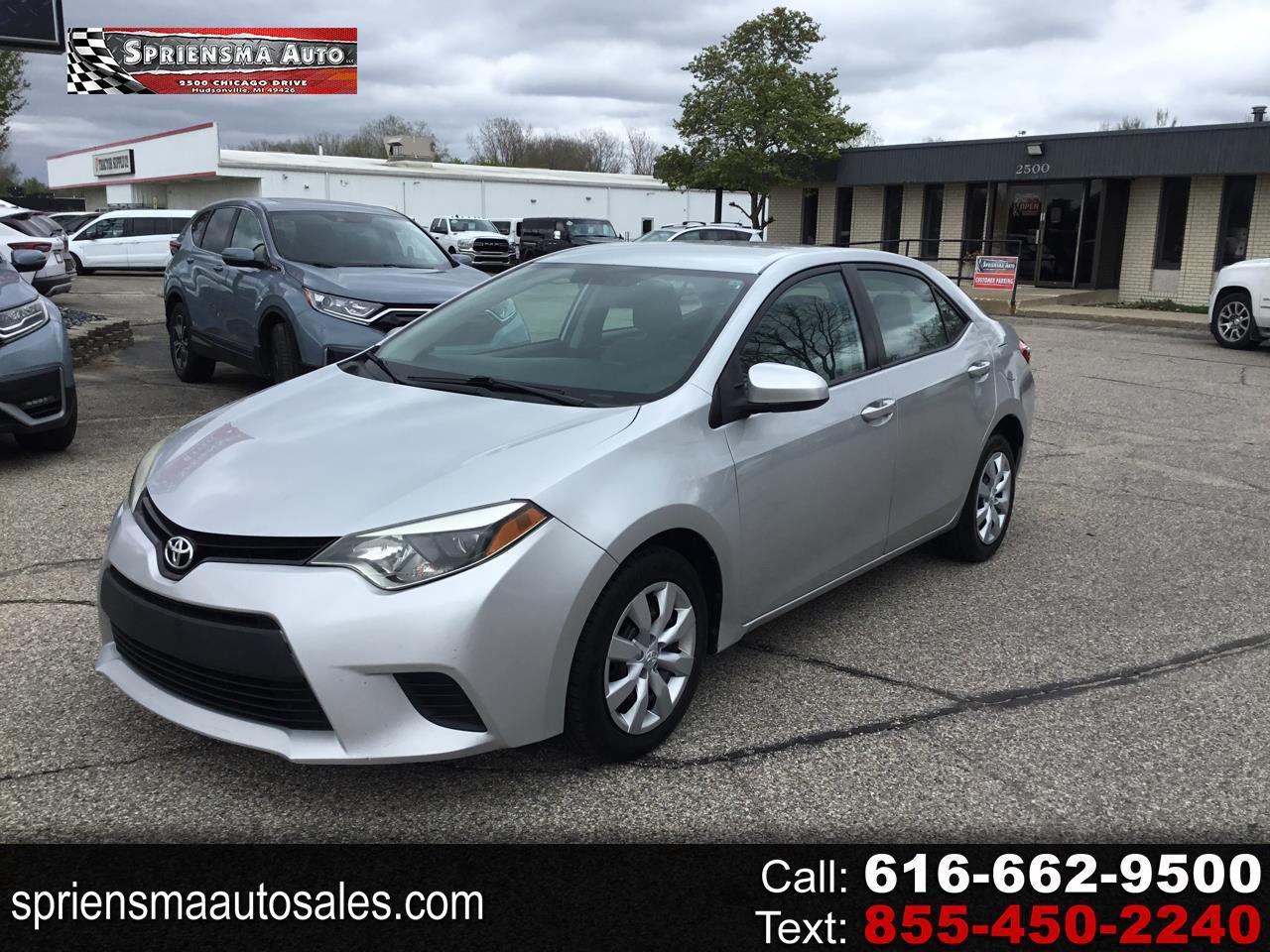 2014 Toyota Corolla 4dr Sdn CVT LE Premium (Natl)