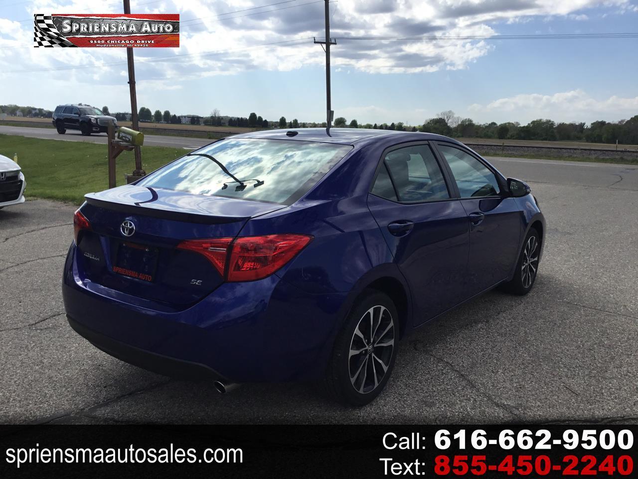 2017 Toyota Corolla SE Manual (Natl)