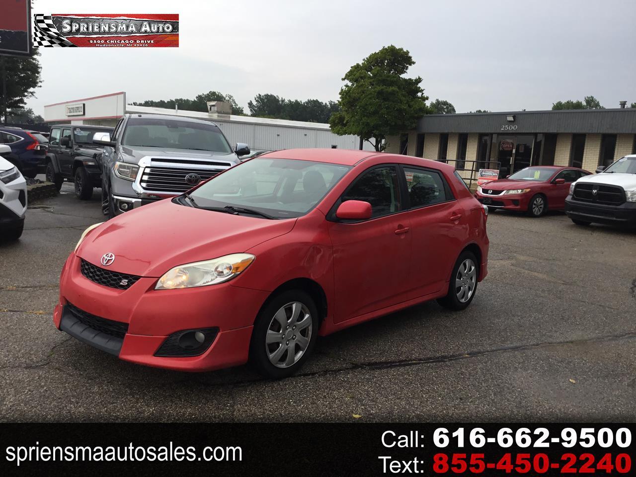 Toyota Matrix 5dr Wgn Man S FWD (Natl) 2009
