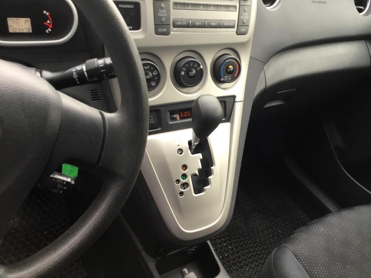 Toyota Matrix 5dr Wgn Man S FWD (Natl) 2009