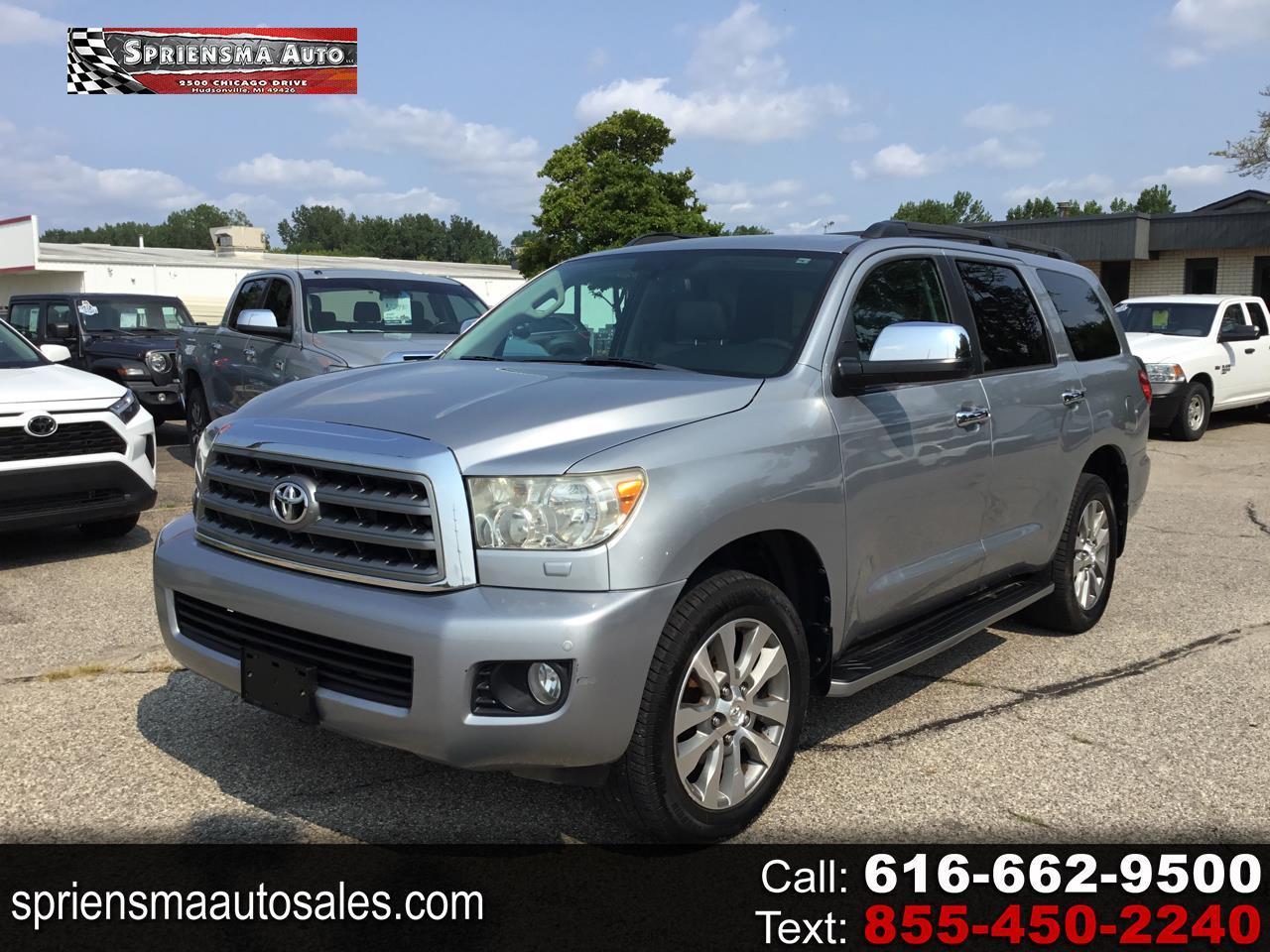 Toyota Sequoia 4WD 5.7L FFV Limited (Natl) 2016
