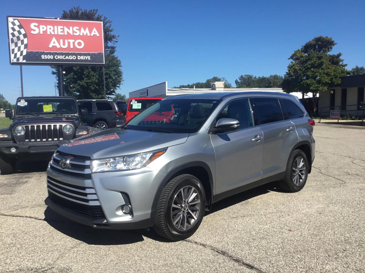 Toyota Highlander XLE V6 AWD (Natl) 2019