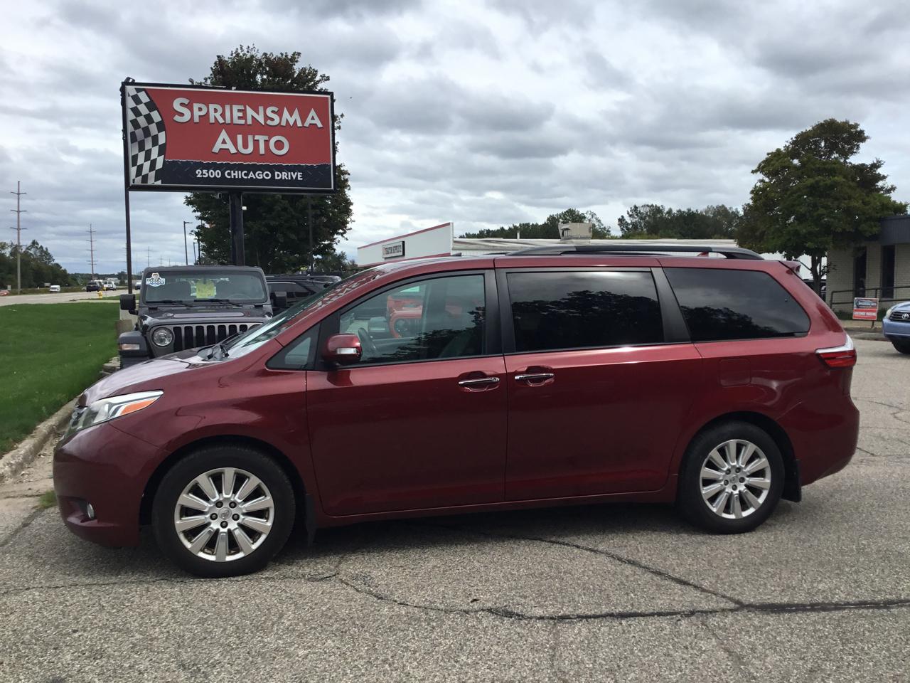 Toyota Sienna 5dr 7-Pass Van XLE Premium AWD (Natl) 2015