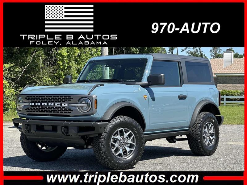 Used 2023 Ford Bronco Badlands 2Door for Sale in Foley AL 36535 Triple