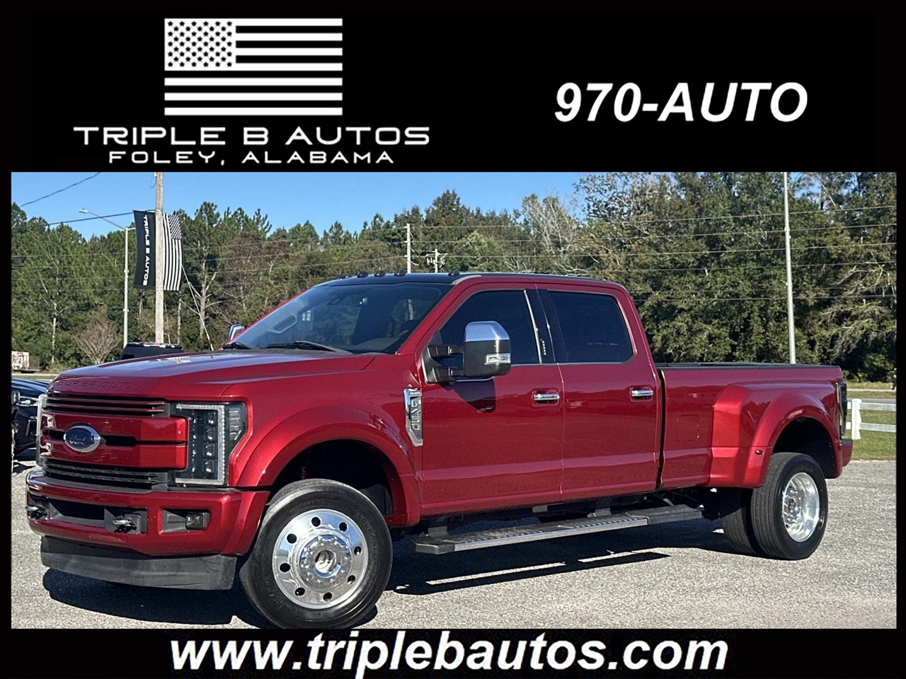 2017 Ford Super Duty F-450 DRW King Ranch 4WD Crew Cab 8' Box