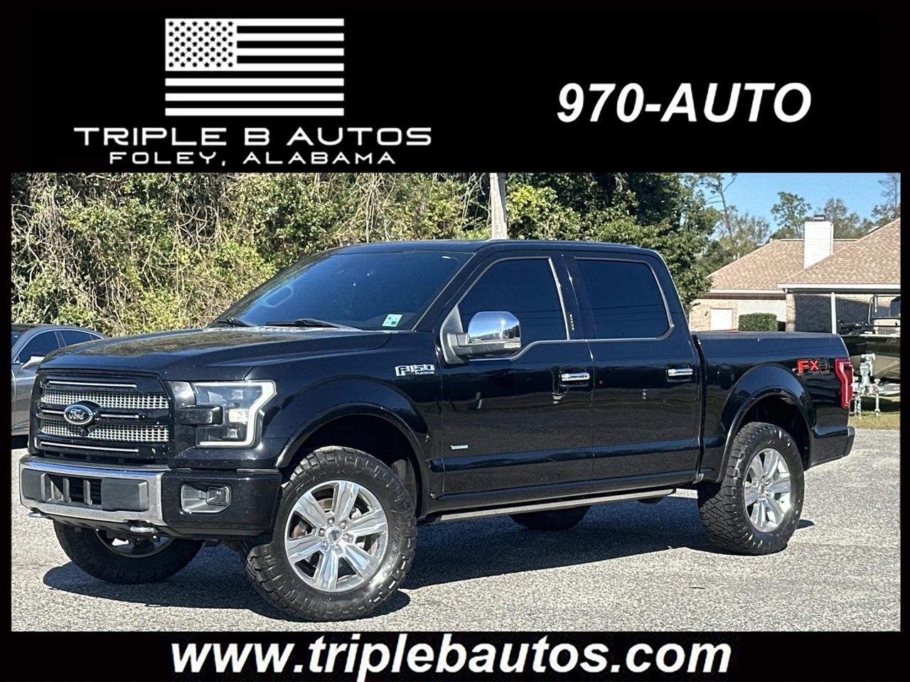 2016 Ford F-150 4WD SuperCrew 145" Platinum