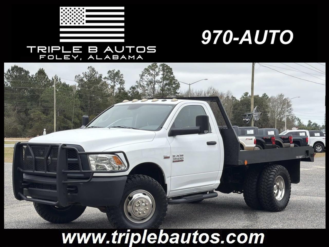 2015 RAM 3500 4WD Reg Cab 143" WB 60" CA Tradesman