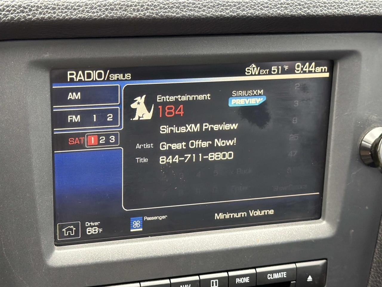 Ford Mustang 2dr Cpe Shelby GT500 2012