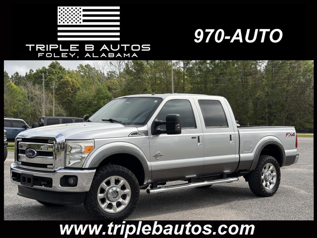 2012 Ford Super Duty F-250 SRW Lariat 4WD Crew Cab 6.75' Box