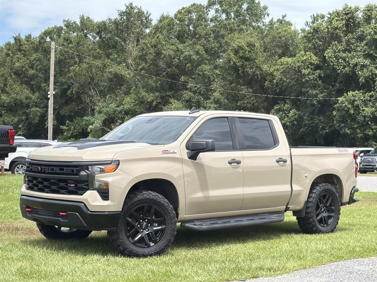 Sand Dune Metallic 2022 Chevrolet Silverado 1500 Pickup Truck Four-Wheel Drive 