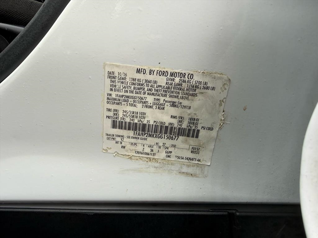 Ford Sedan Police Interceptor 4dr Sdn AWD 2016