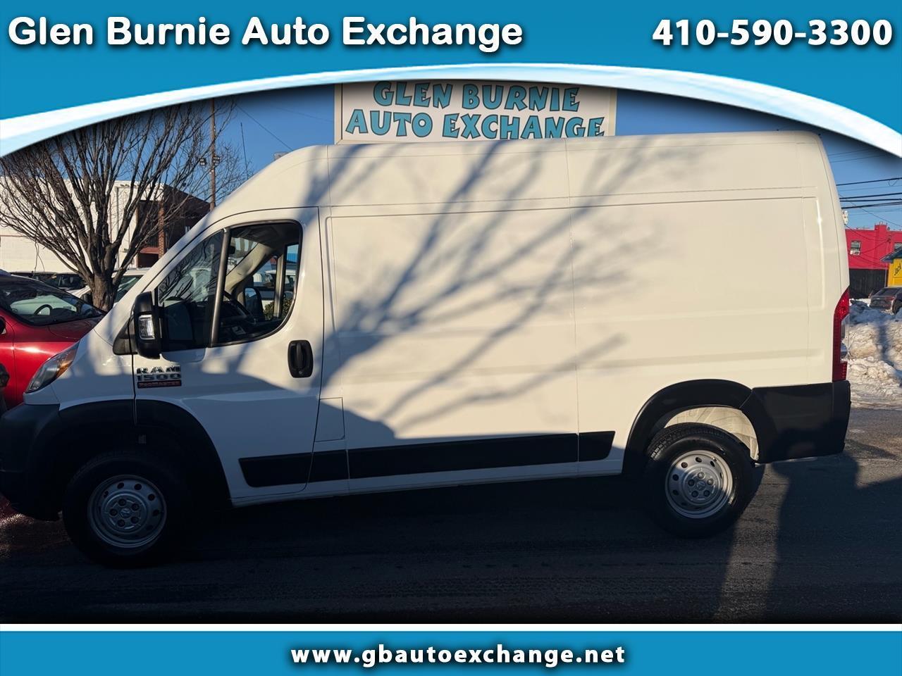 2021 RAM ProMaster Cargo Van 1500 High Roof 136" WB