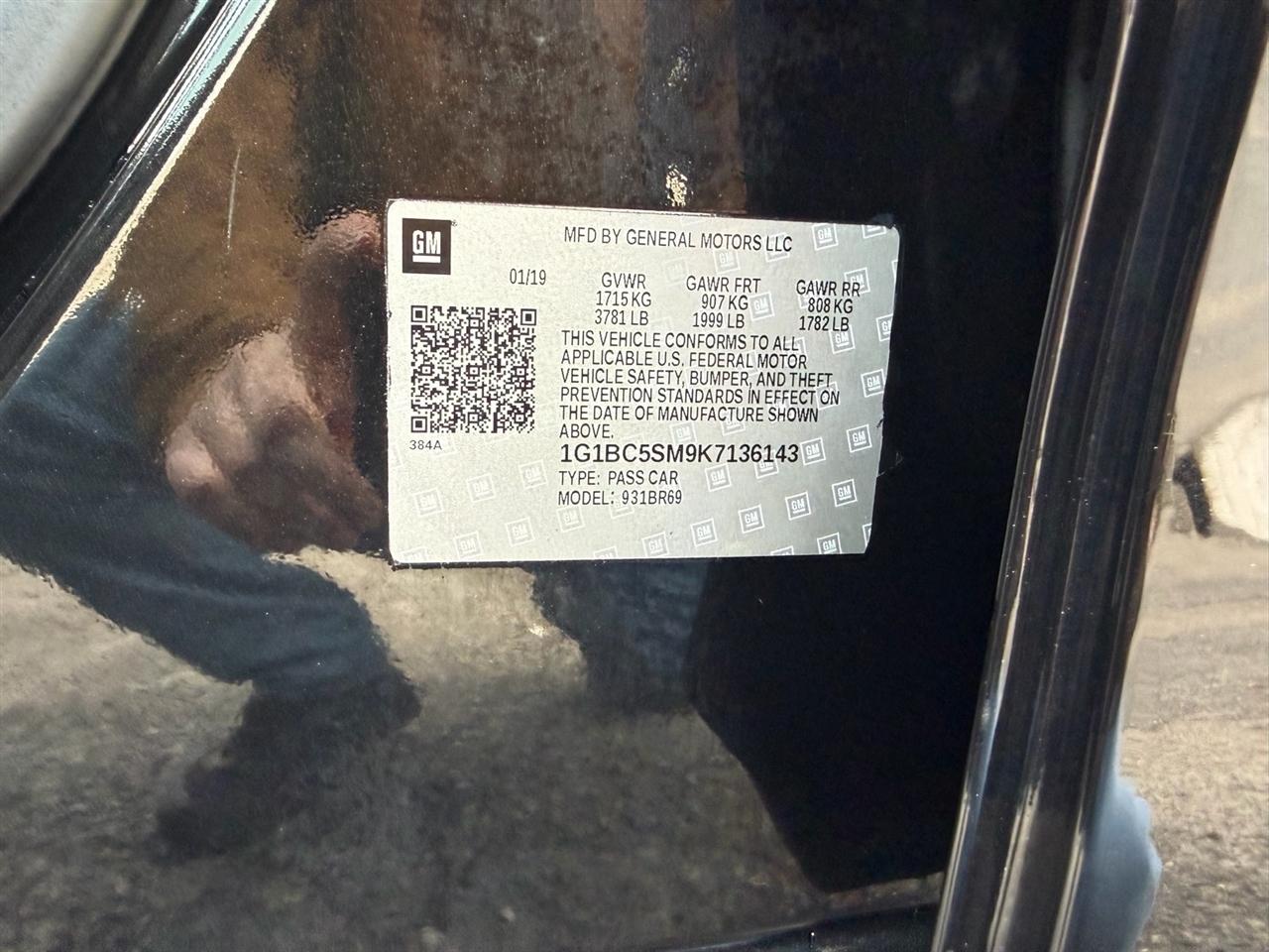 Chevrolet Cruze 4dr Sdn LS 2019