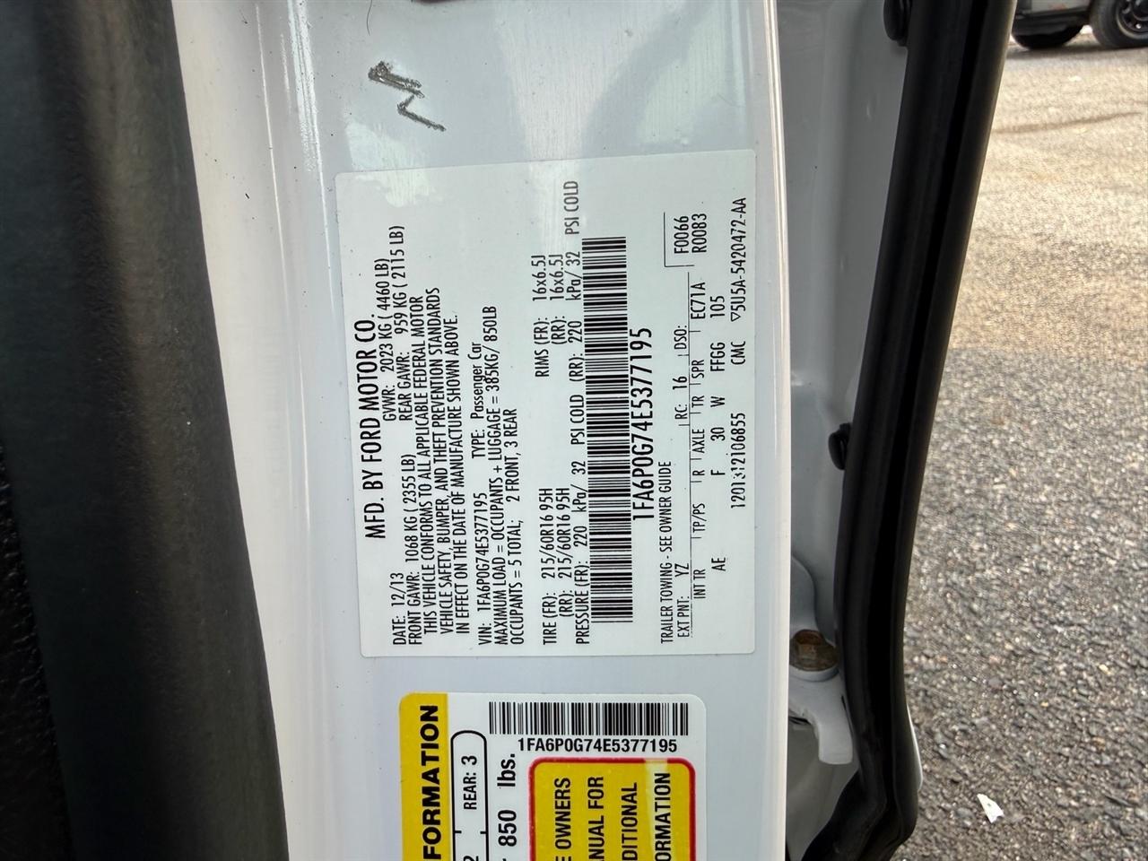 Ford Fusion 4dr Sdn S FWD 2014