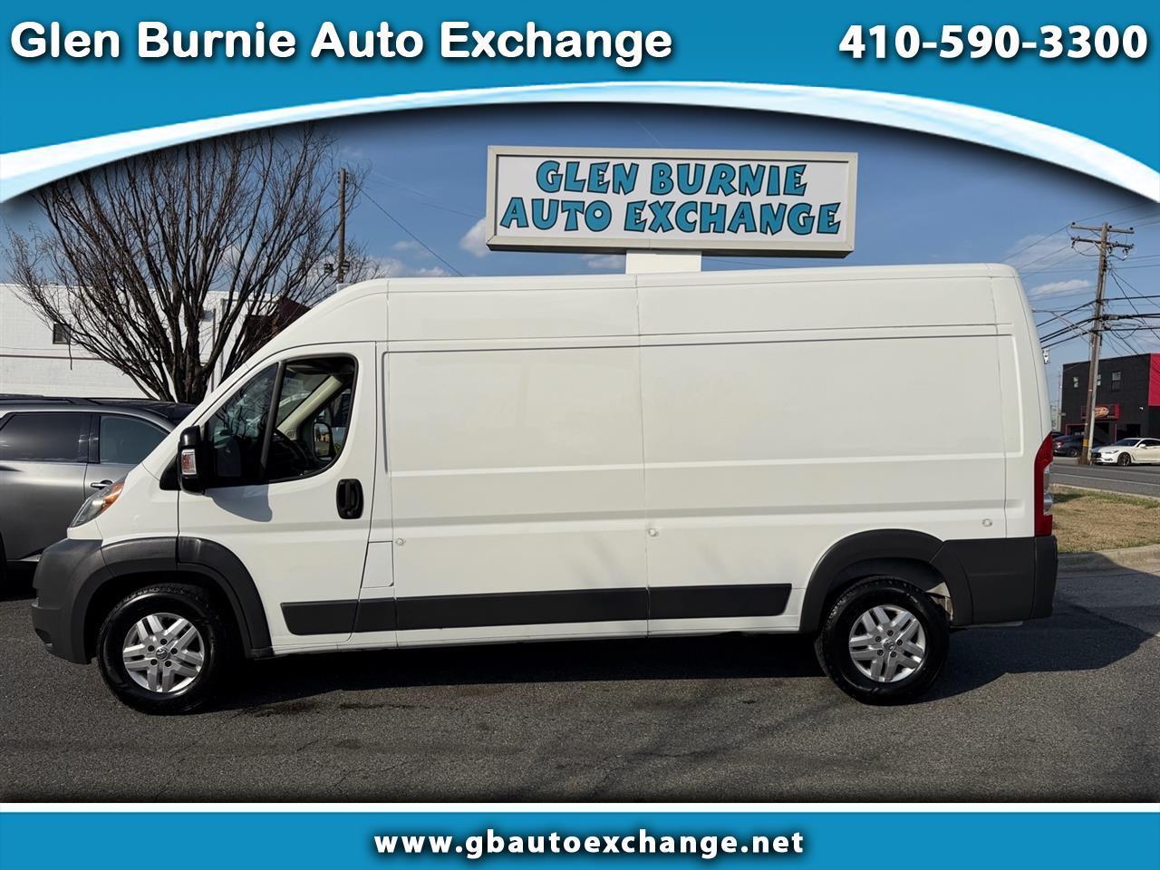 RAM ProMaster Cargo Van 2500 High Roof 159" WB 2014