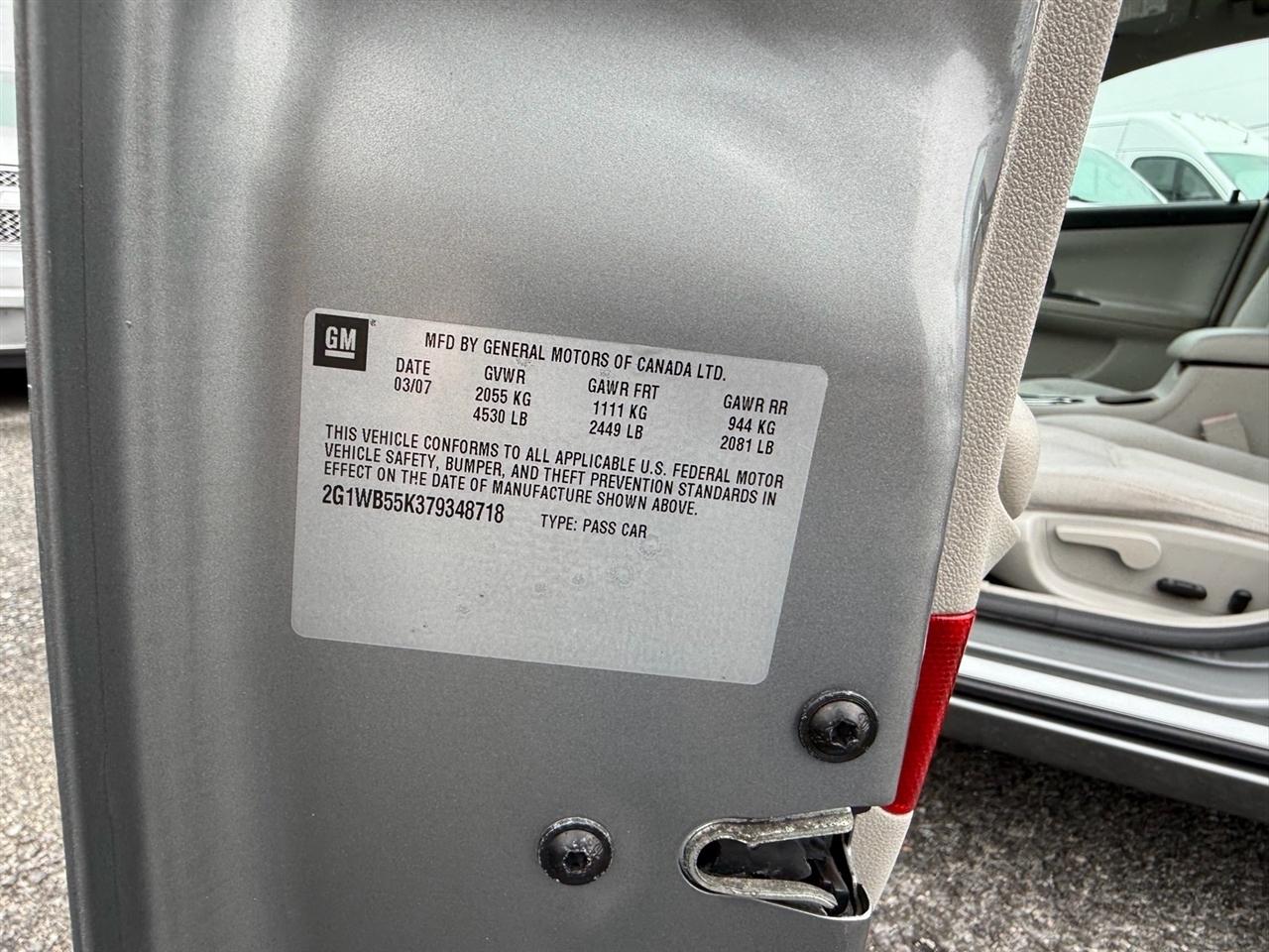 Chevrolet Impala 4dr Sdn LS 2007