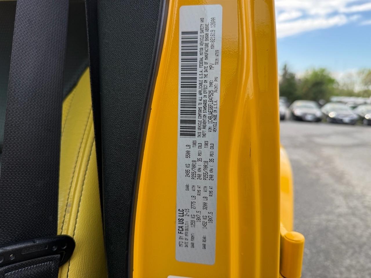 Jeep Wrangler Unlimited 4WD 4dr Sahara 2015