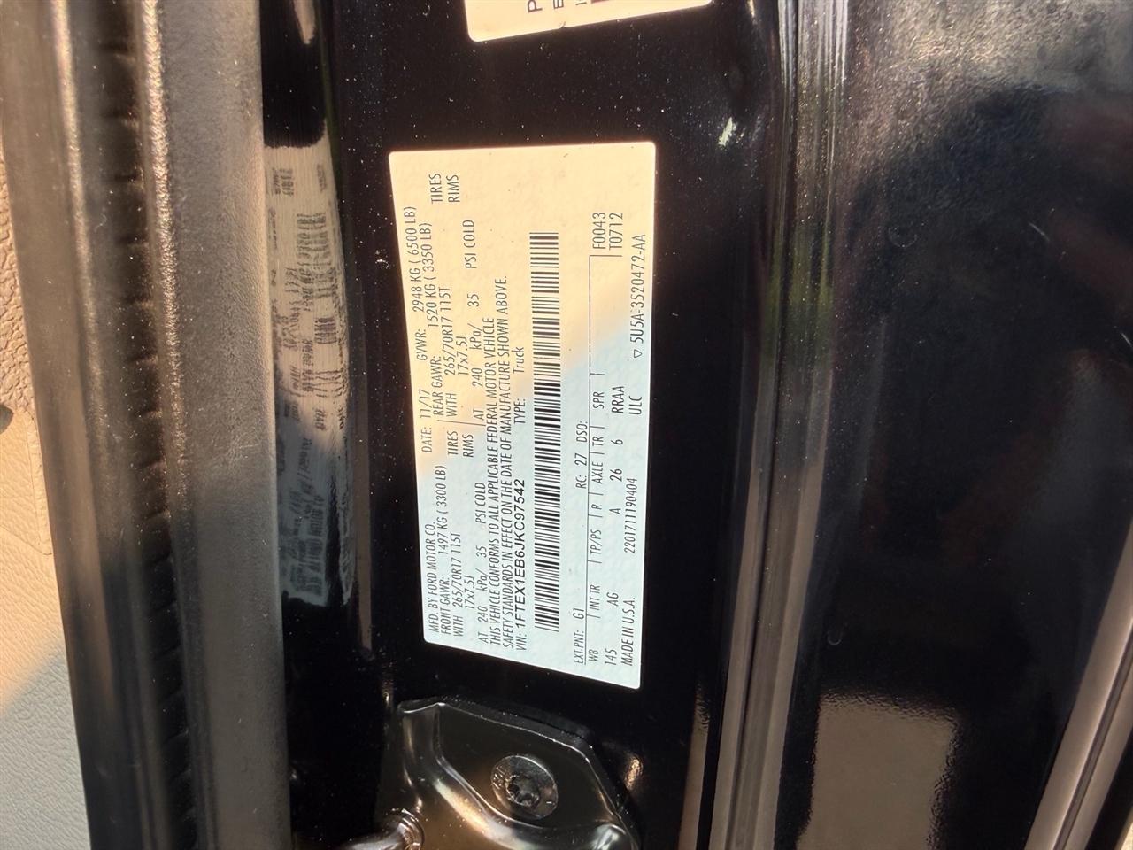 Ford F-150 XL 4WD SuperCab 6.5' Box 2018