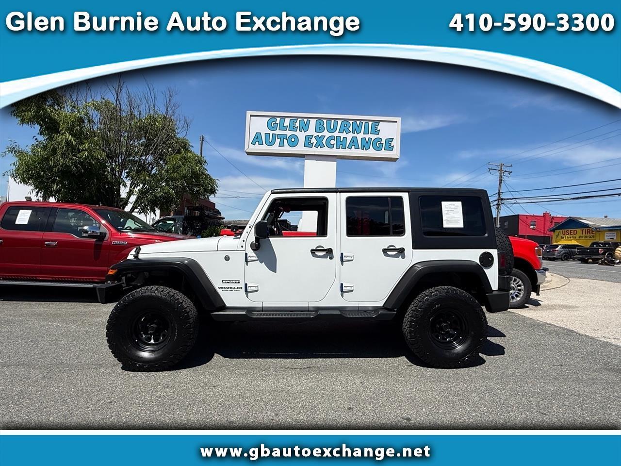 2016 Jeep Wrangler Unlimited 4WD 4dr Sport