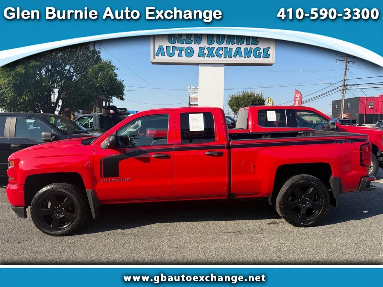 2017 Chevrolet Silverado 1500 4WD Double Cab 143.5" Custom