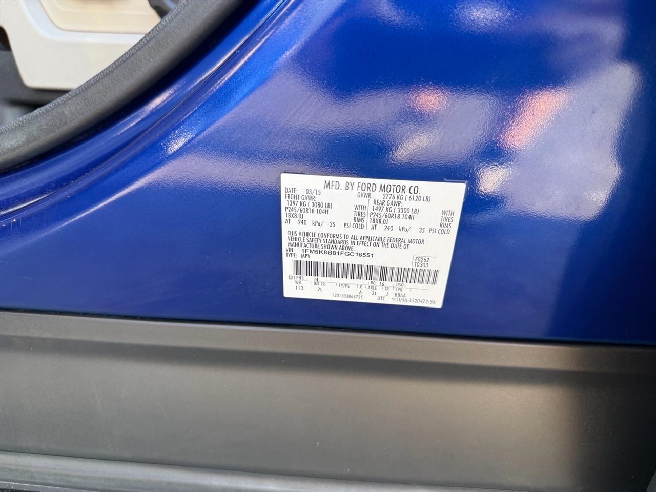Ford Explorer 4WD 4dr Base 2015
