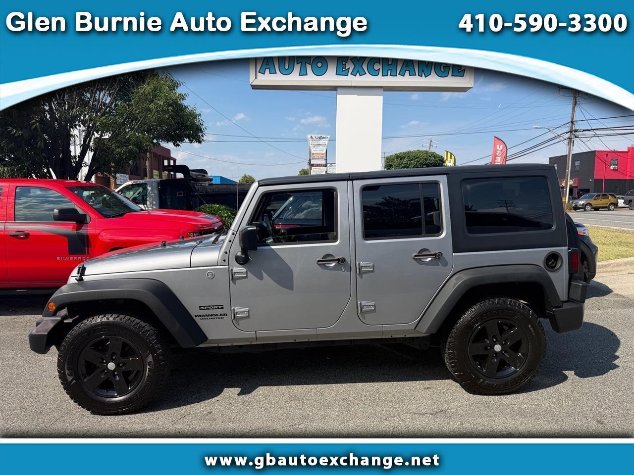 2015 Jeep Wrangler Unlimited 4WD 4dr Sport
