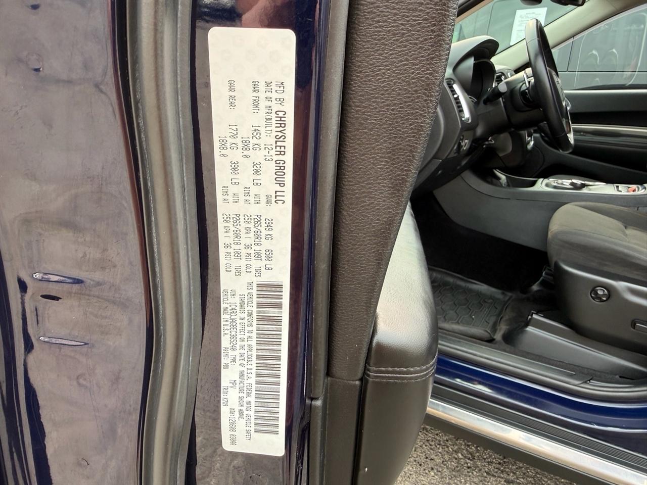 Dodge Durango AWD 4dr SXT 2014