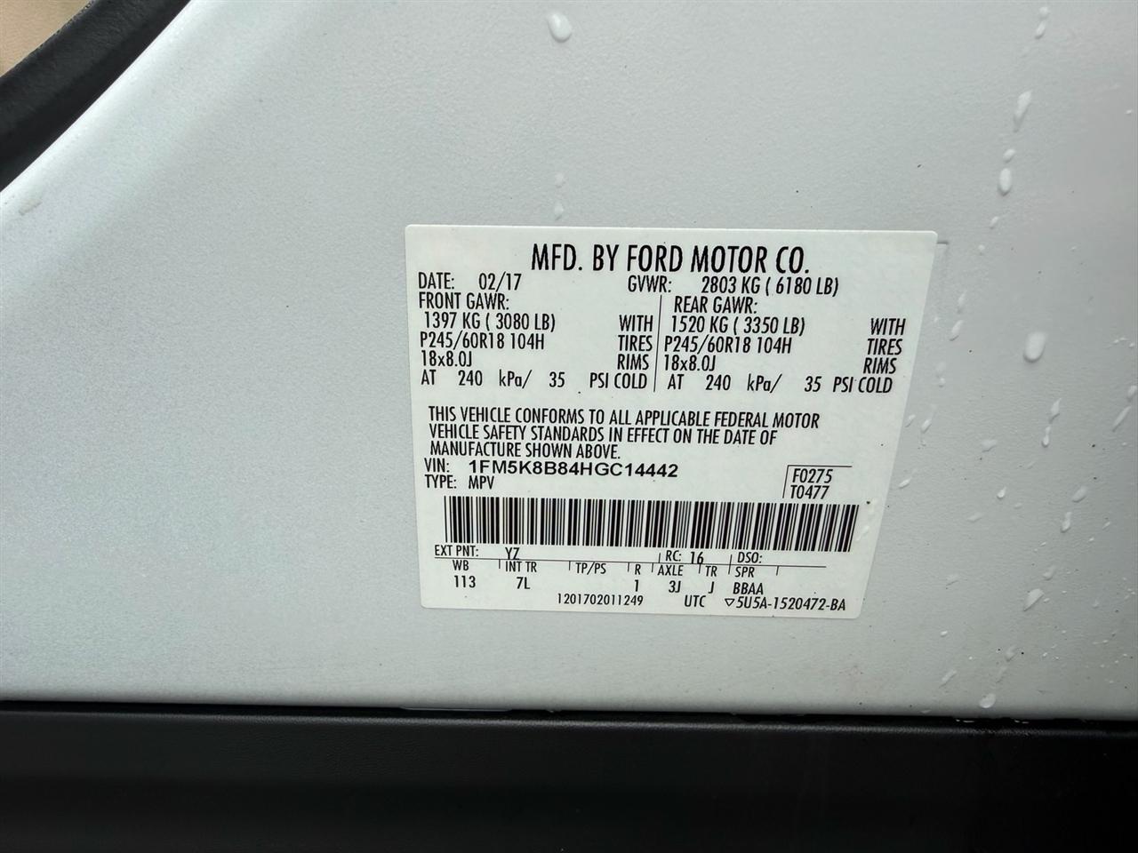 Ford Explorer Base 4WD 2017