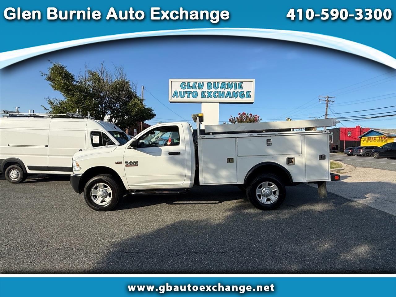 RAM 3500 Chassis Cab Tradesman 4WD Reg Cab 60" CA 143.5" WB 2018