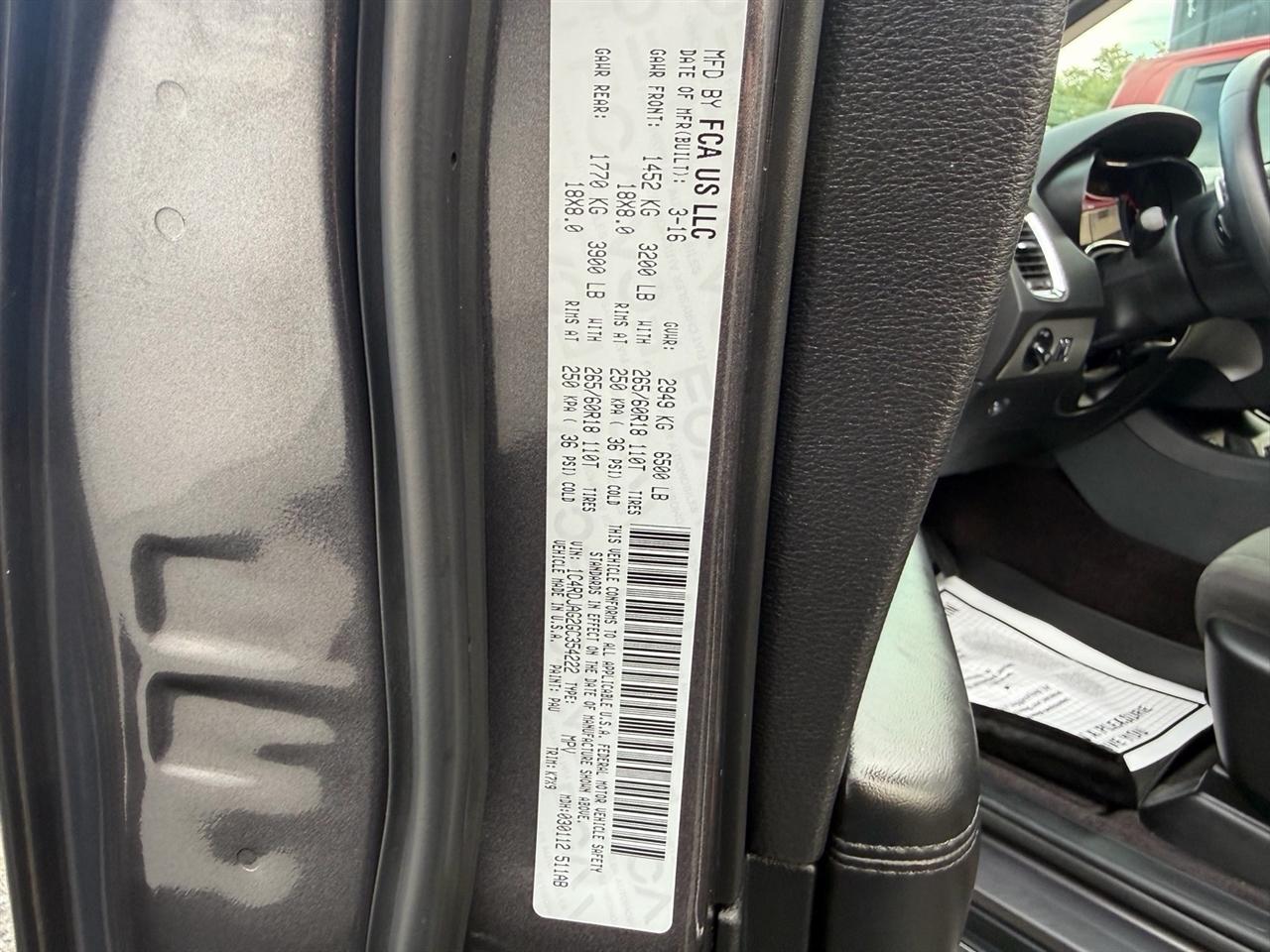 Dodge Durango AWD 4dr SXT 2016