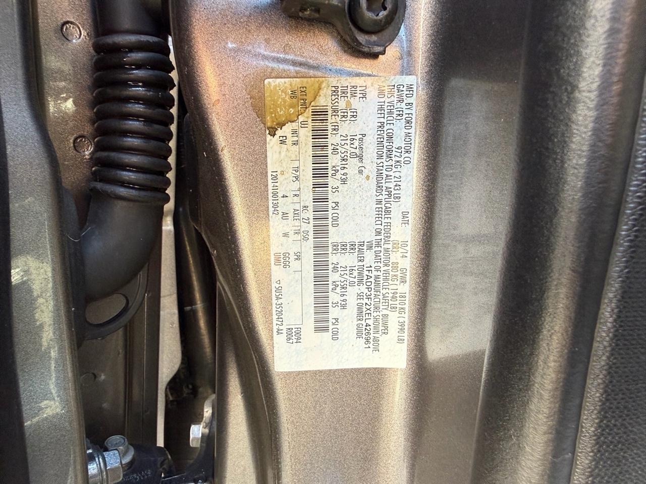 Ford Focus 4dr Sdn SE 2014