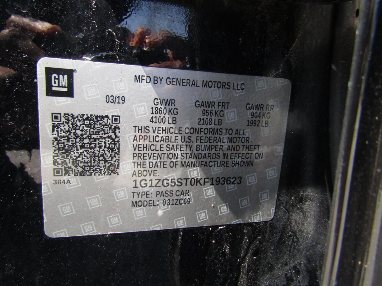 Chevrolet Malibu  2019