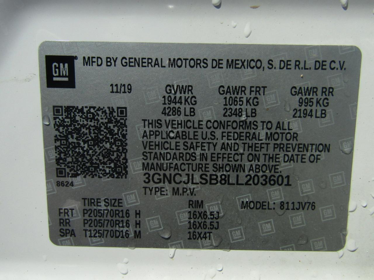 Chevrolet Trax LT 2020